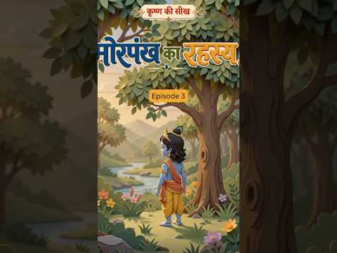 Why does Krishna wear a peacock feather?